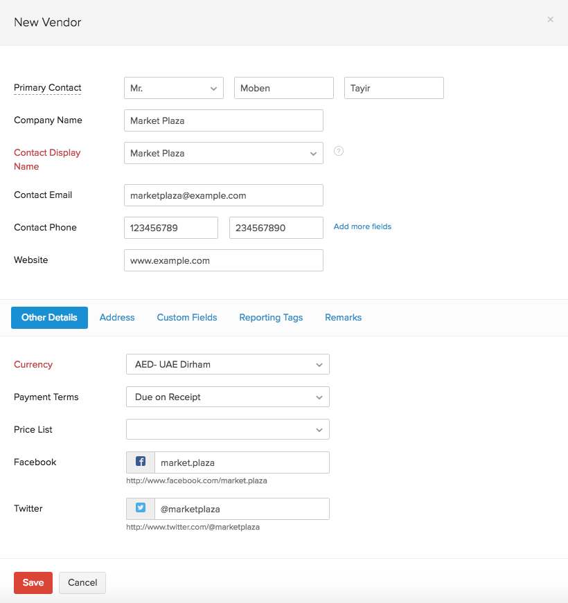 Purchase order - New Customer