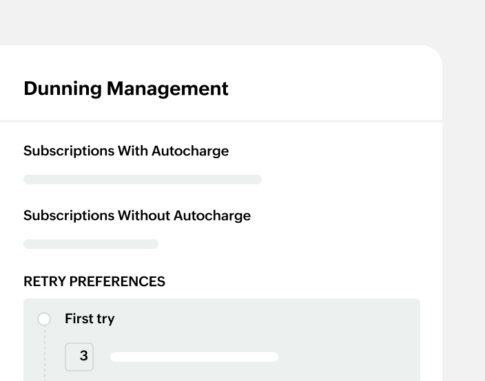 Preview of setting up a dunning workflow | Zoho Billing