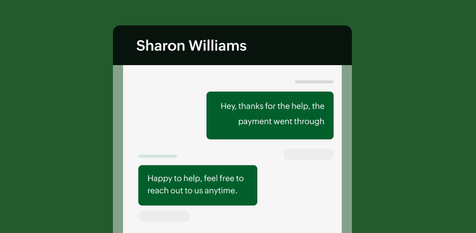 Live assistance for better solutions. | Zoho Billing