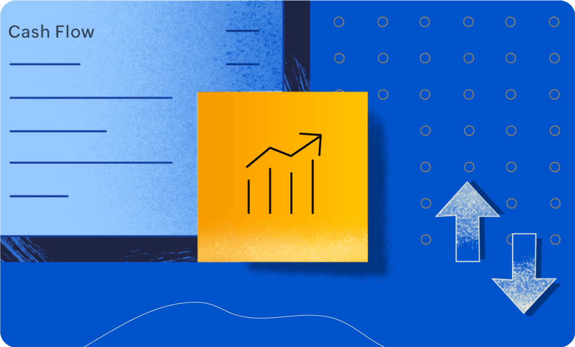 Image showing a chart representing an increase in the cash flow.
