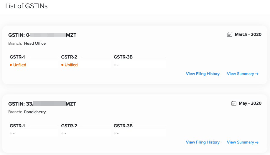 GST Dashboard