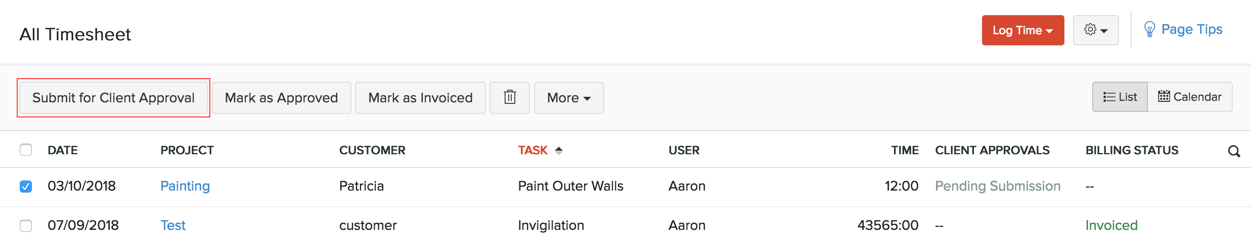 Create Client Approval