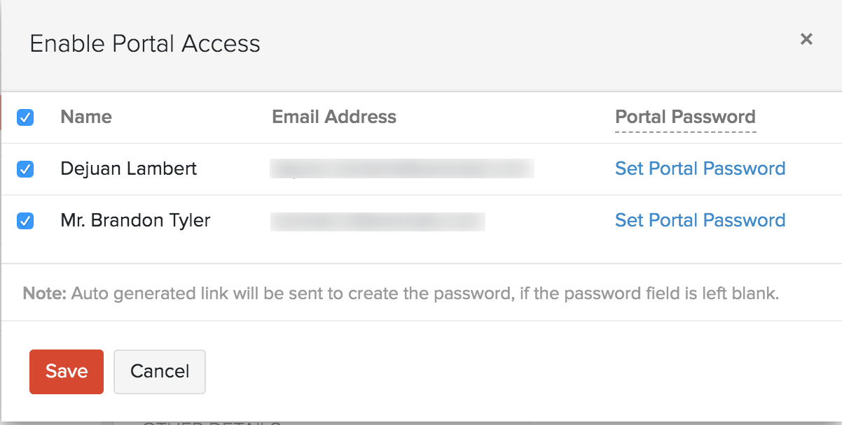 Enable Client Portal 