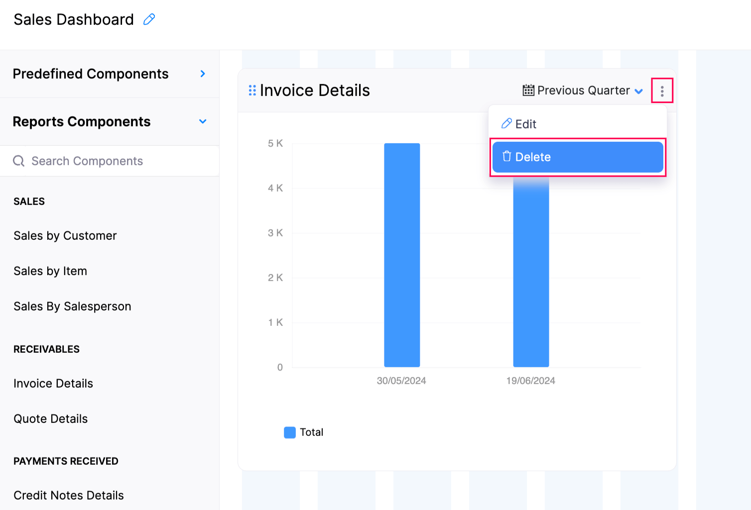 Delete Component