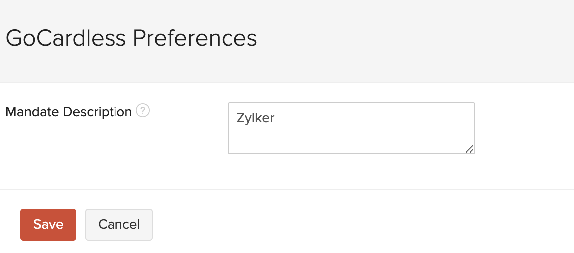 Preference-gocardless