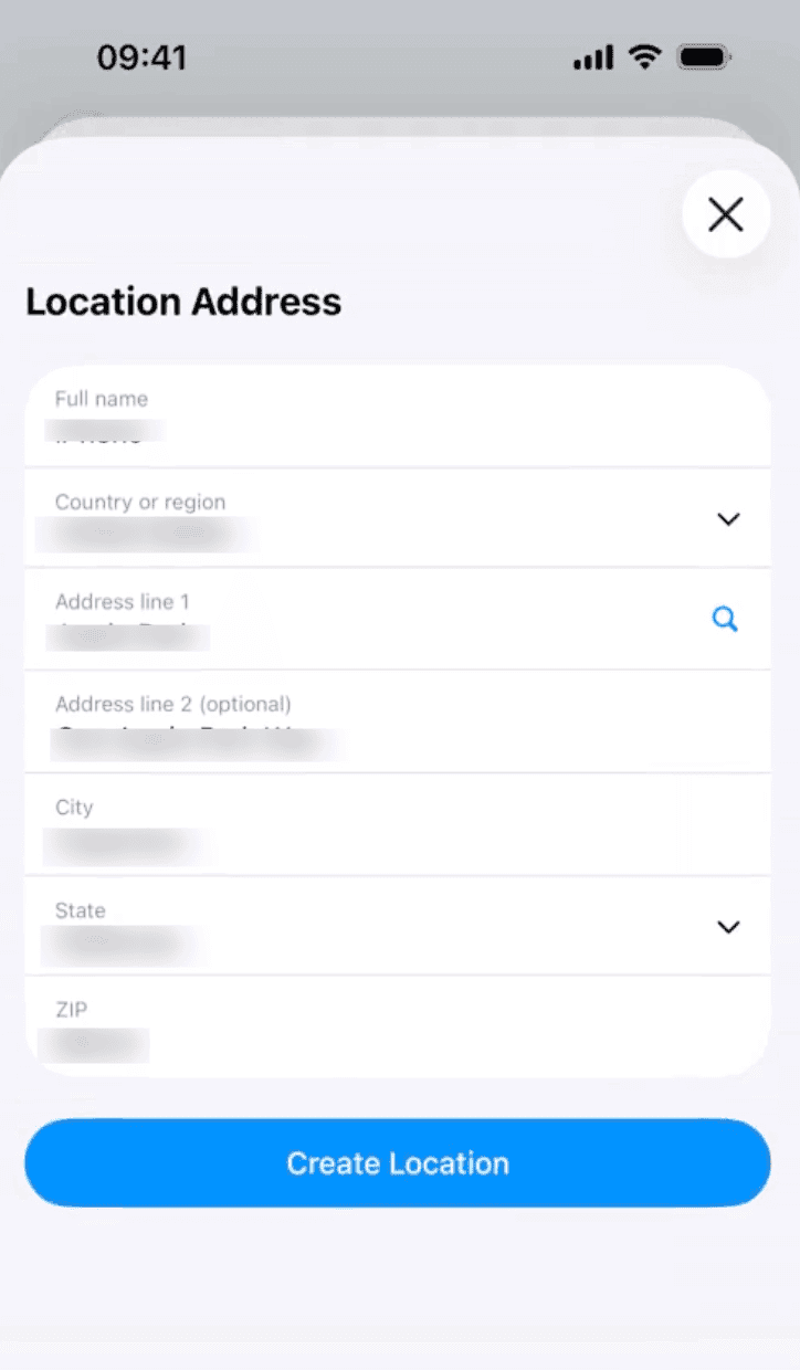 Create Location