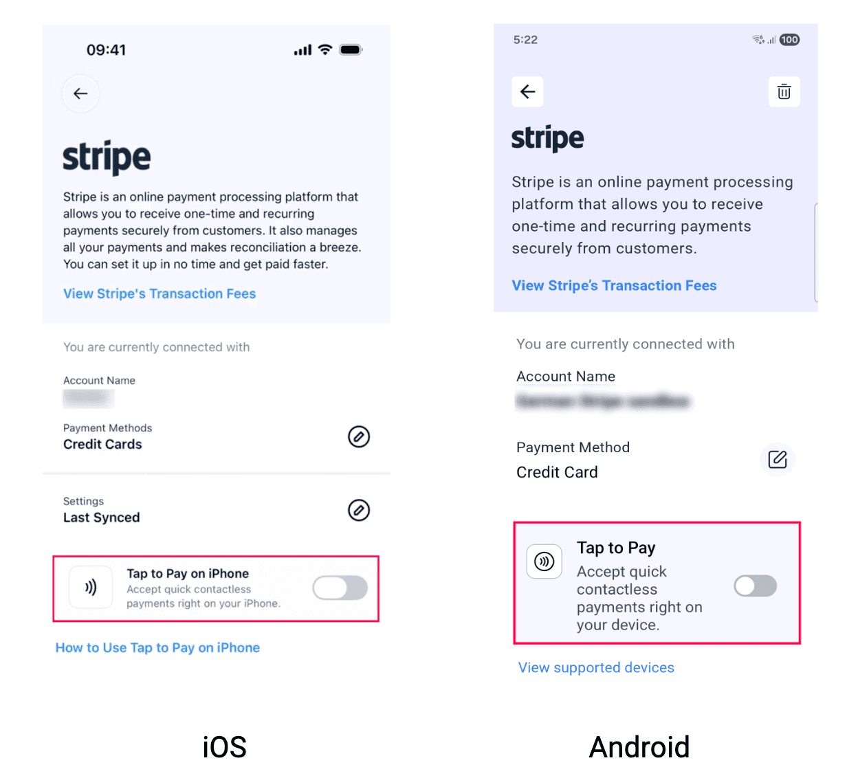 Enable Tap to Pay