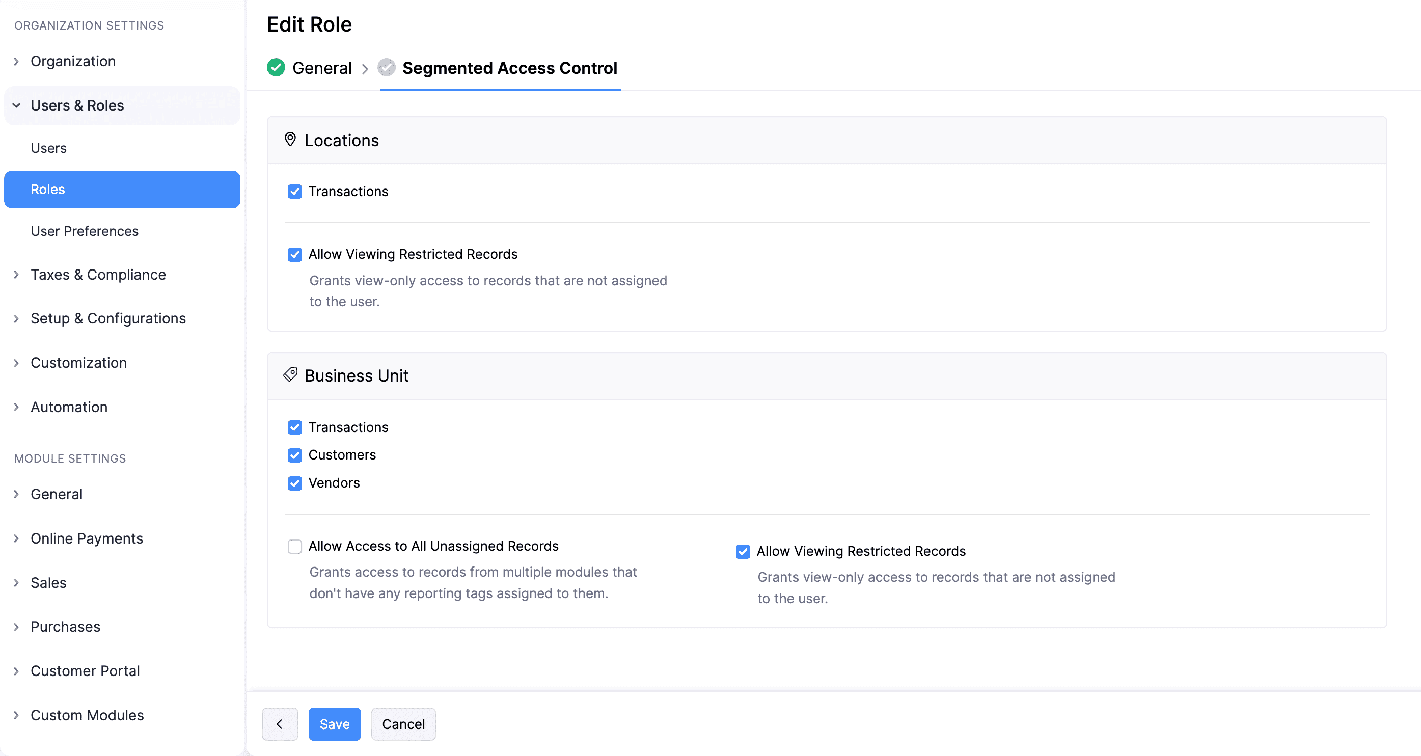 Konfigurieren Sie die Zugriffskontrolle