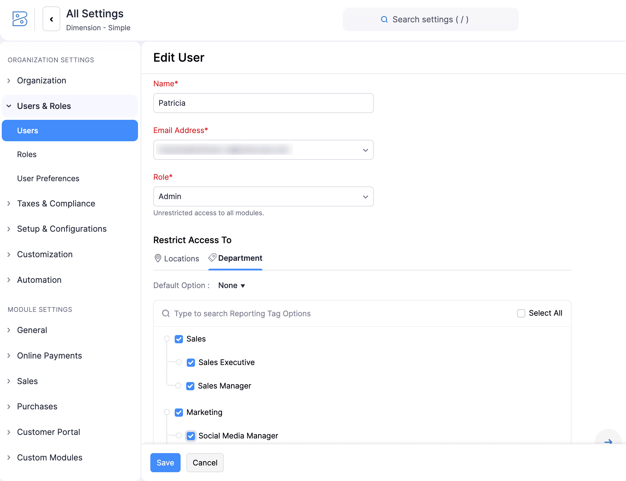 Konfigurieren Sie die Zugriffskontrolle