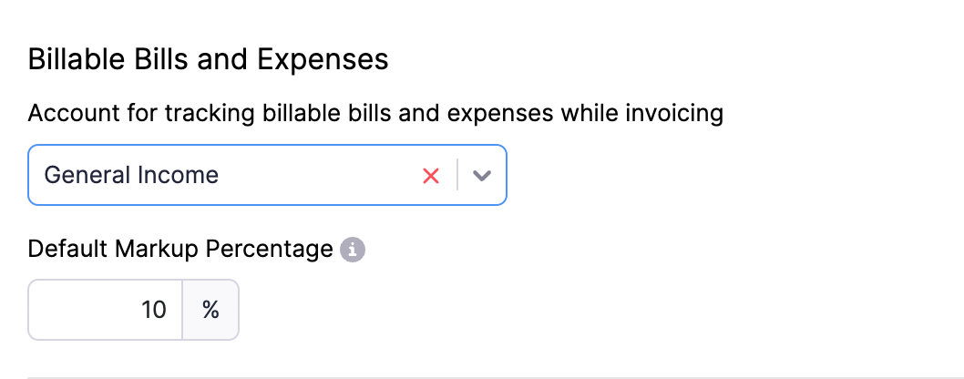 Billable Bills Preference