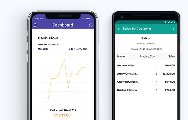 Mobile App - Mobile Accounting | Zoho Books