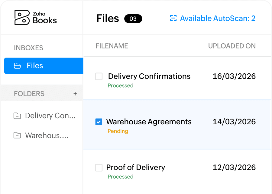 Keep all your retail documents in one place