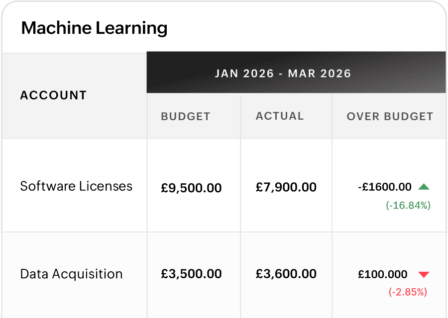 Project budgets and profitability