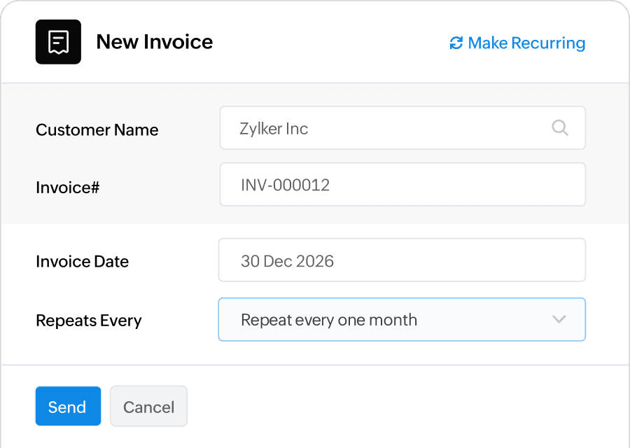 Subscription-friendly invoicing