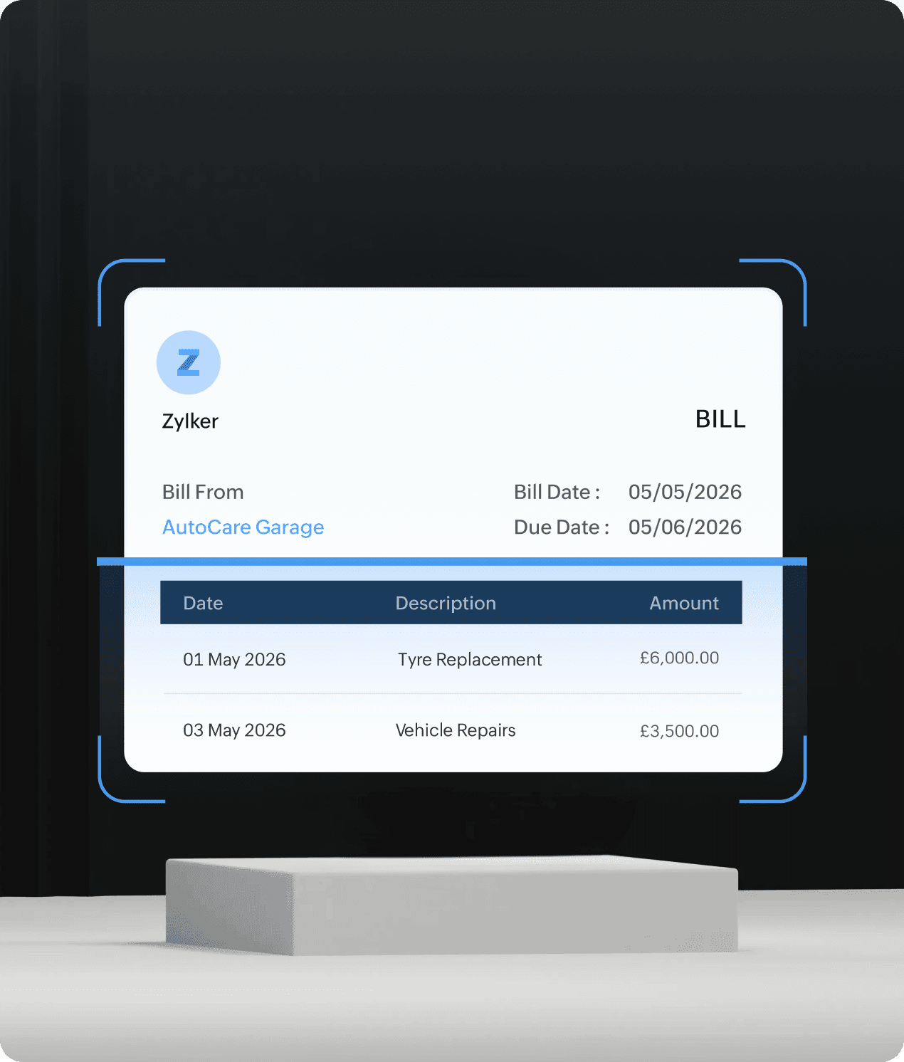 Expense tracking