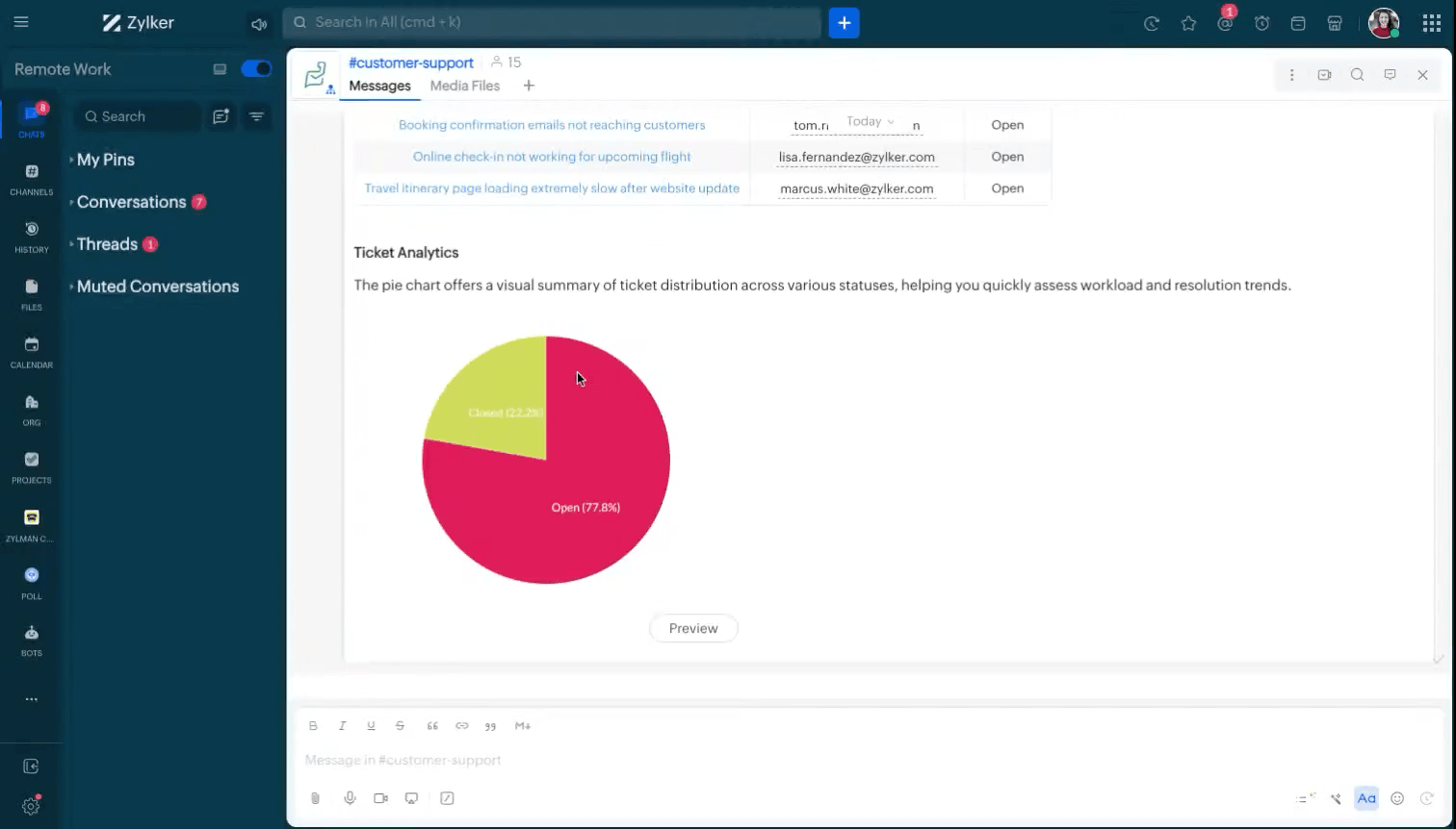 MESSAGE_ID location in Cliq UI