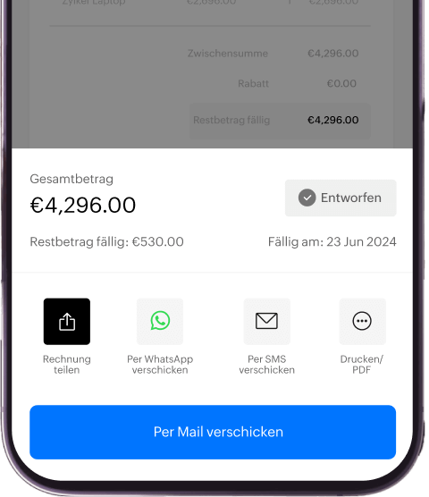 Track and collect receivables with Zoho Invoice