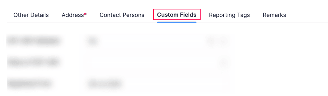Custom Fields