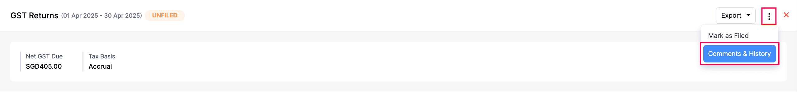 Comments and History