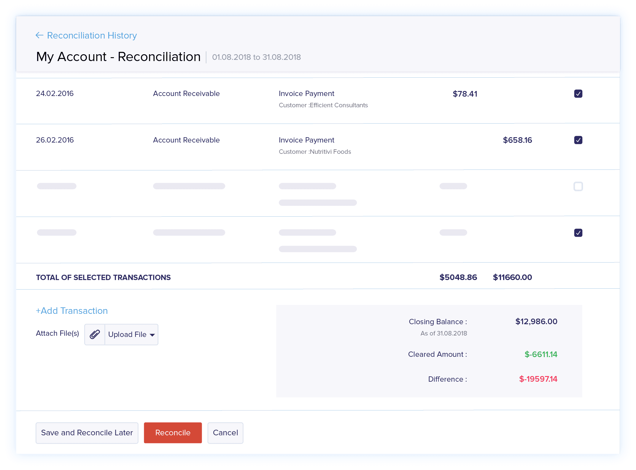 Rapprochement des comptes bancaires – Logiciel de rapprochement bancaire | Zoho Books