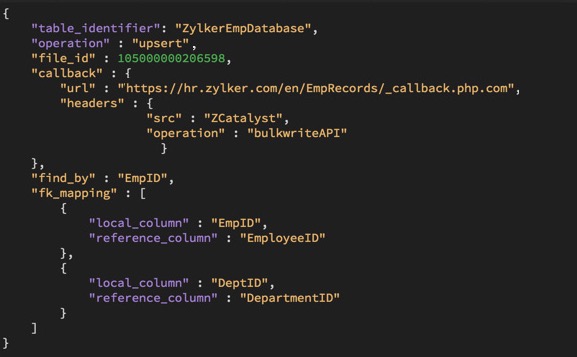 Data Store CLI Import JSON