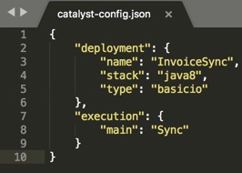 Project Directory Structure- catalyst-config.json
