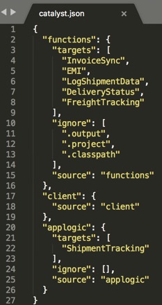Project Directory Structure- catalyst.json