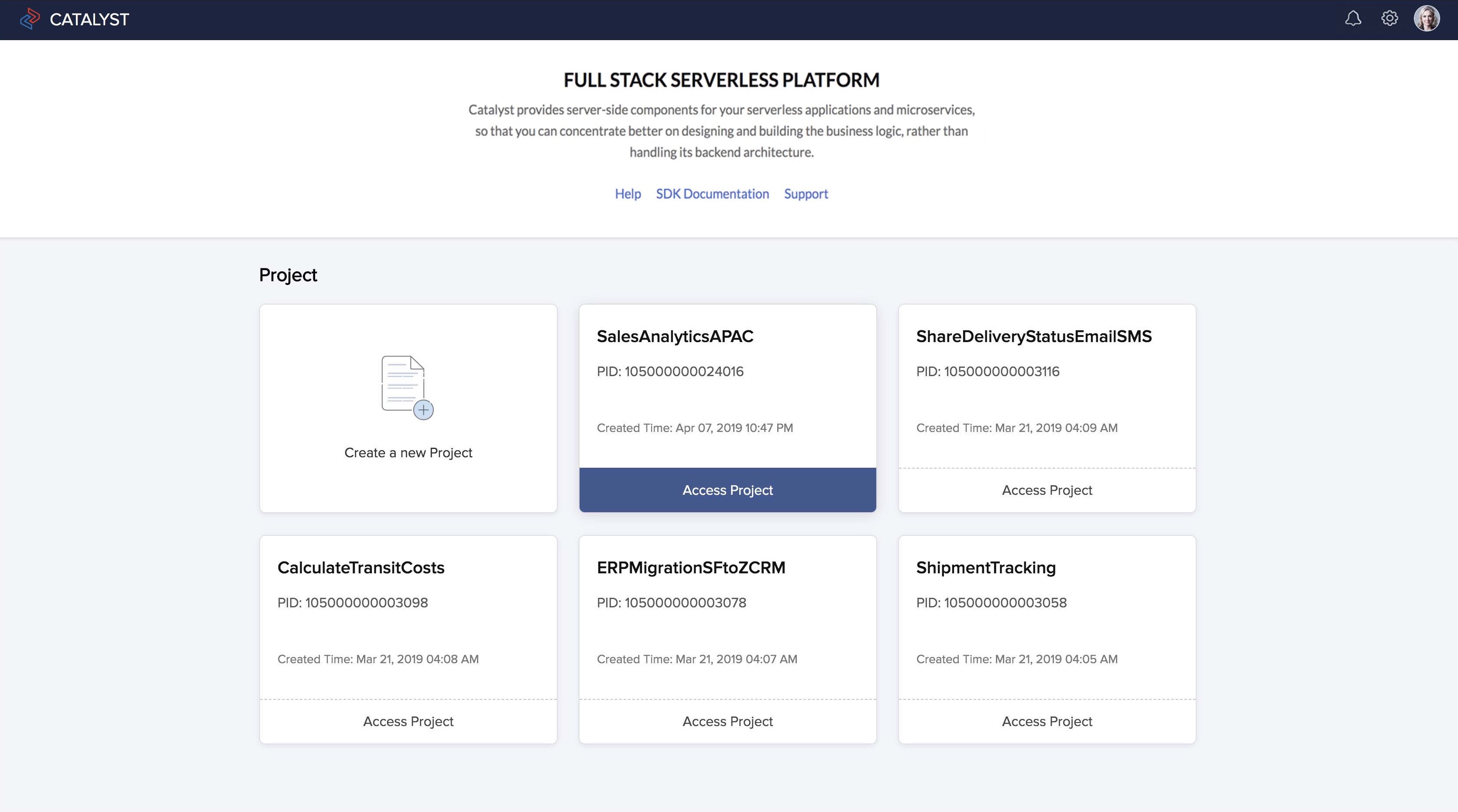 Catalyst Console- Access Project