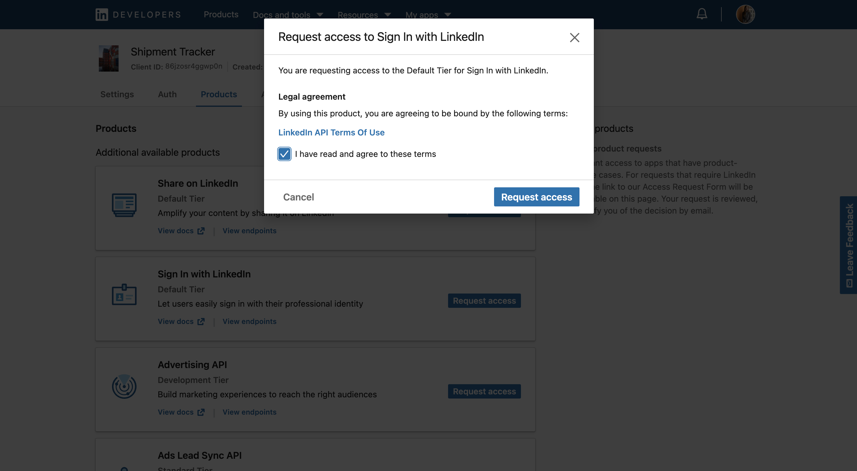 catalyst_authentication_linkedin_social_login_reqacs