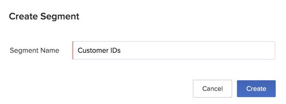 Cache- Create a Segment