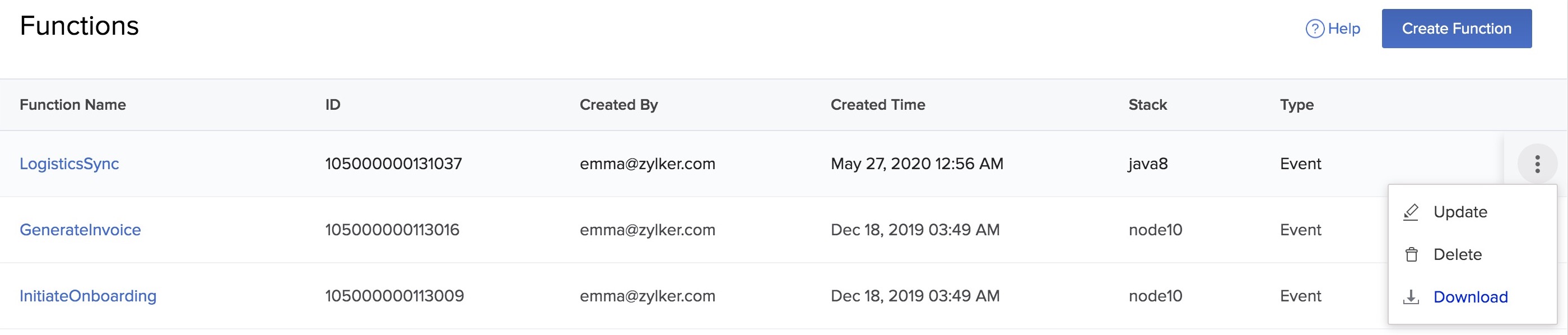 Functions- Download a Function