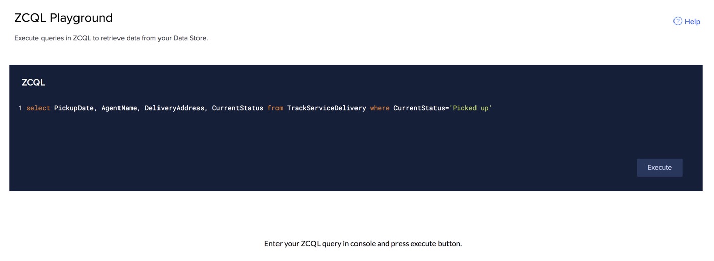 ZCQL- Test Queries