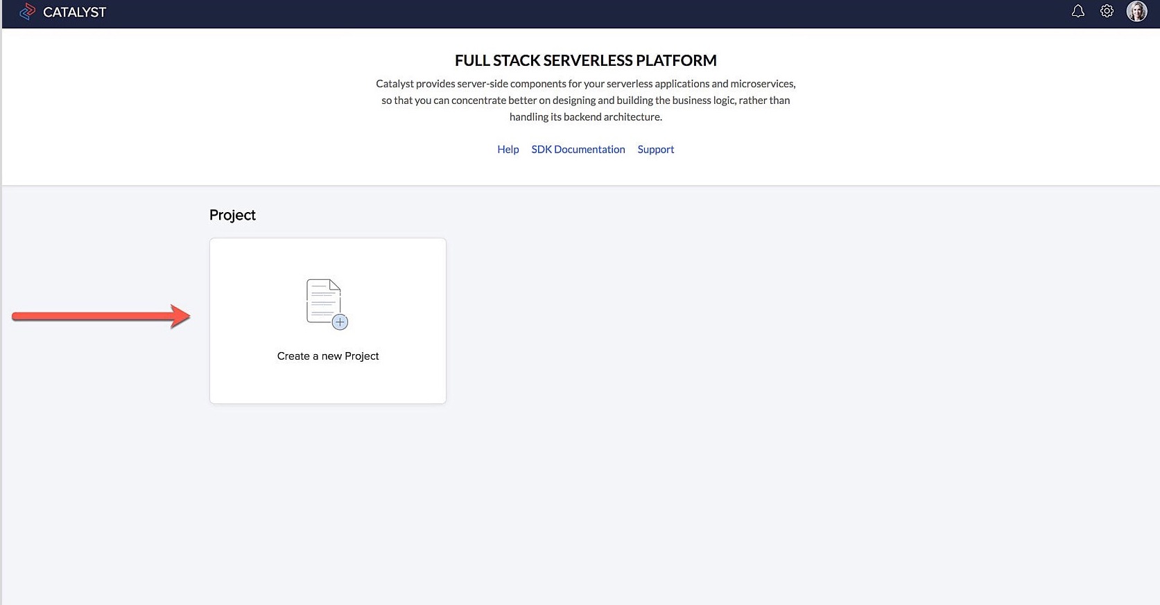 catalyst_todo_create_project