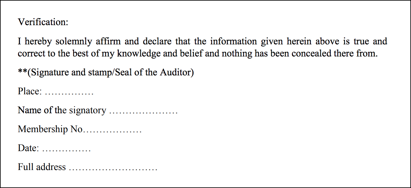 Signature verification in GSTR 9C