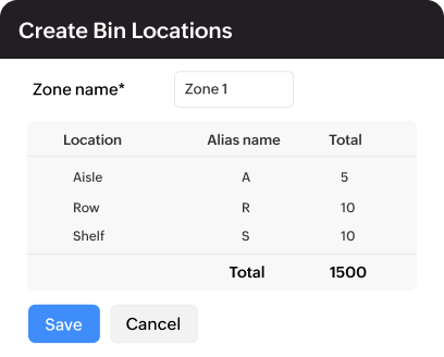 Create Bin Location