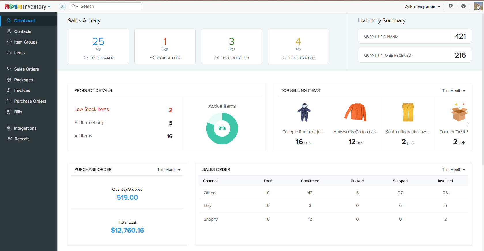 Screen shot of the Smart Dashboard