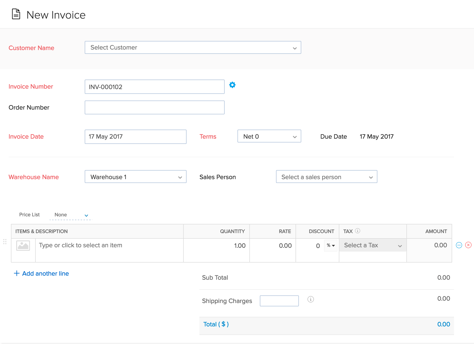 Invoice Transaction