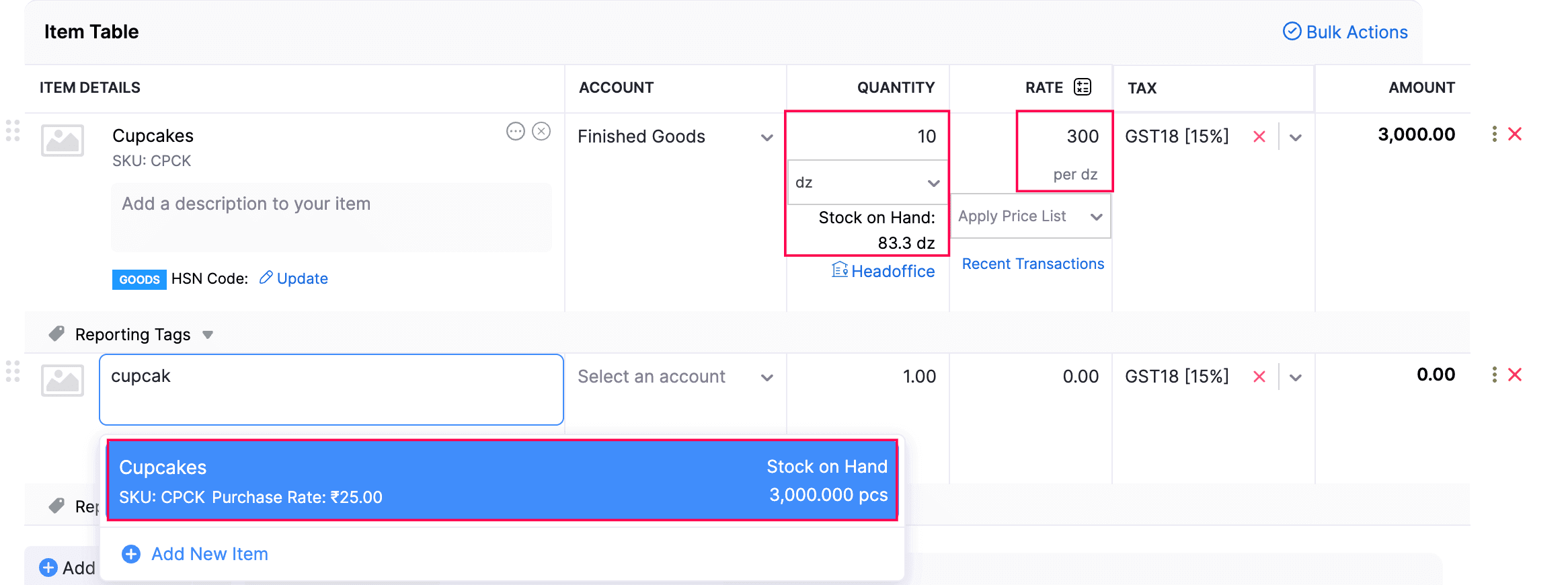 Purchase transactions