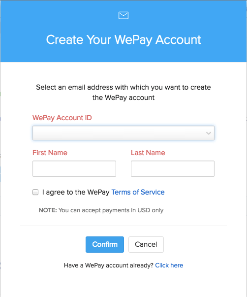 select email address