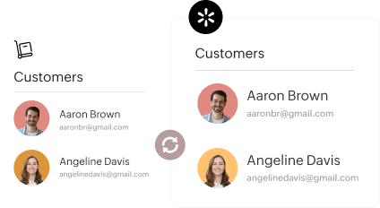 Customer contacts - Walmart | Zoho Inventory