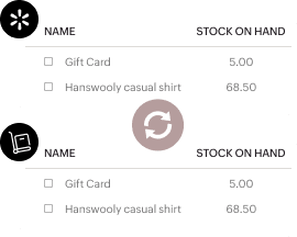 Stock updates - Walmart | Zoho Inventory