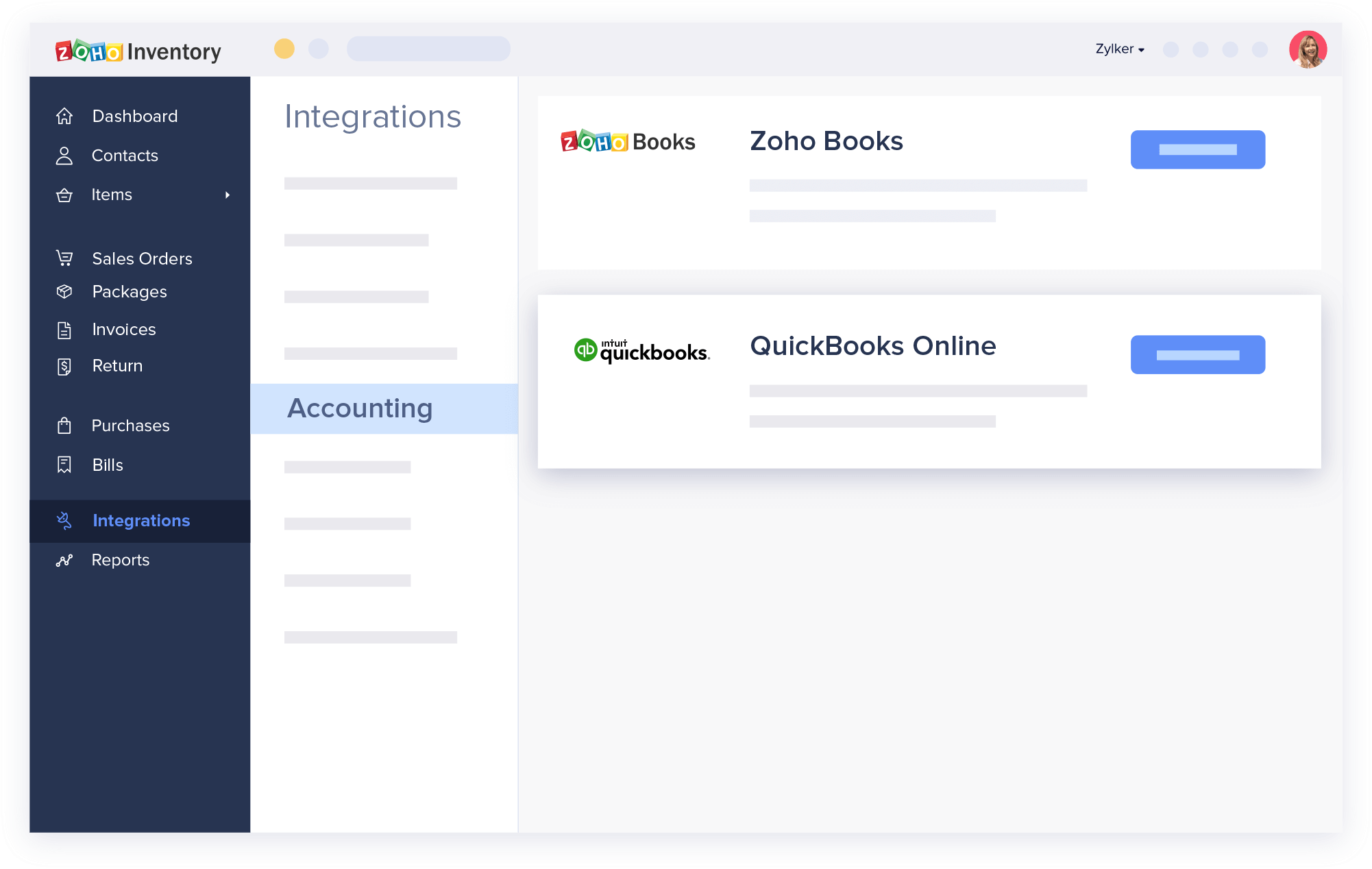 QuickBooks Inventory Management Software - Zoho Inventory Integration