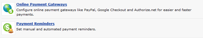 invoice onlinepayment
