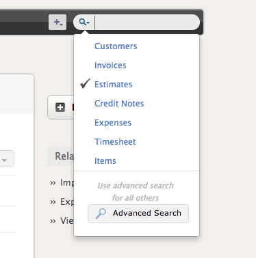 Estimate simple search