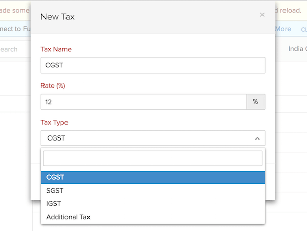 Add GST Tax