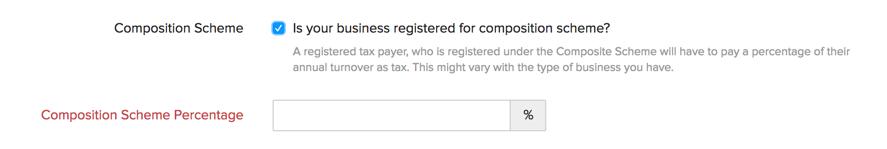 Enable GST Settings