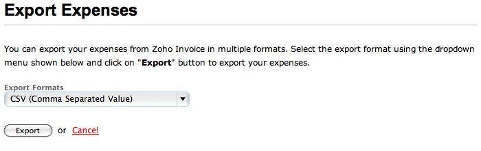 Export expneses Export expneses