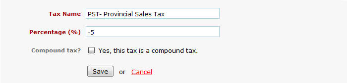 Prepaid tax