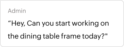 Communicate with your staff through Zoho Invoice