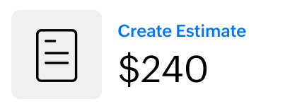 Create an estimate in Zoho Invoice